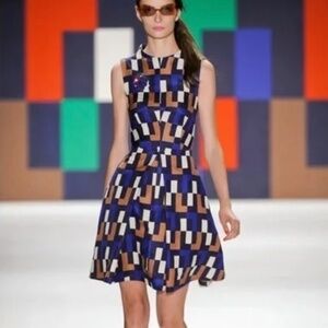 Milly Silk/Linen Cocktail Dress